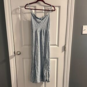 American Eagle Outfitters Light Blue Floral Dress